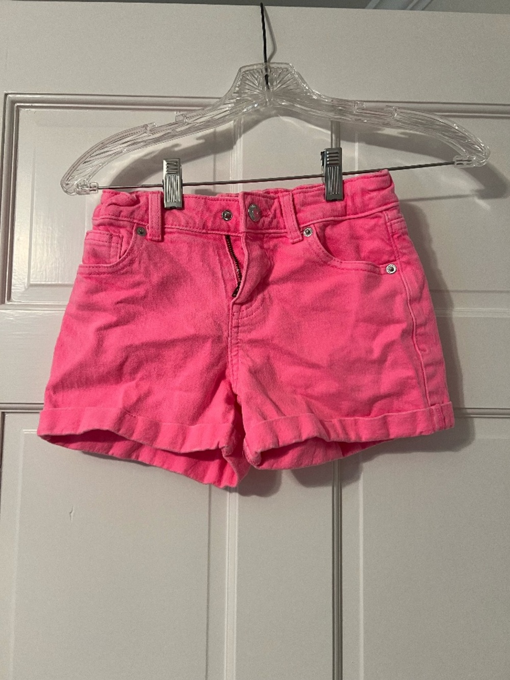 Hot pink shorts